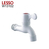 LESSO W13102 foshan classic wall mounted single handle plastic faucet water tap in basin faucets